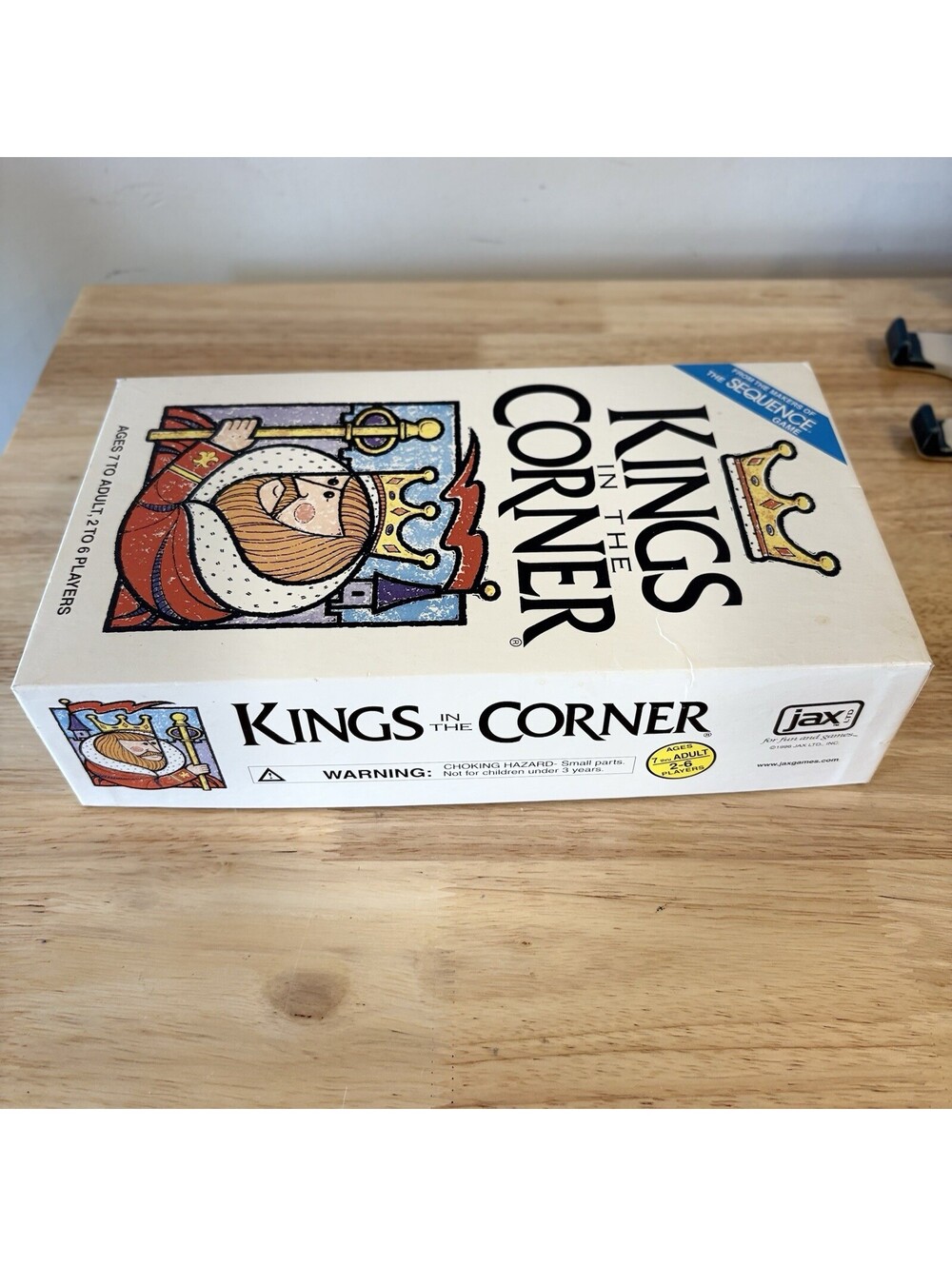 Kings In The Corner Card Game By Jax COMPLETE Family Strategy Game 1996 - Picture 6 of 9